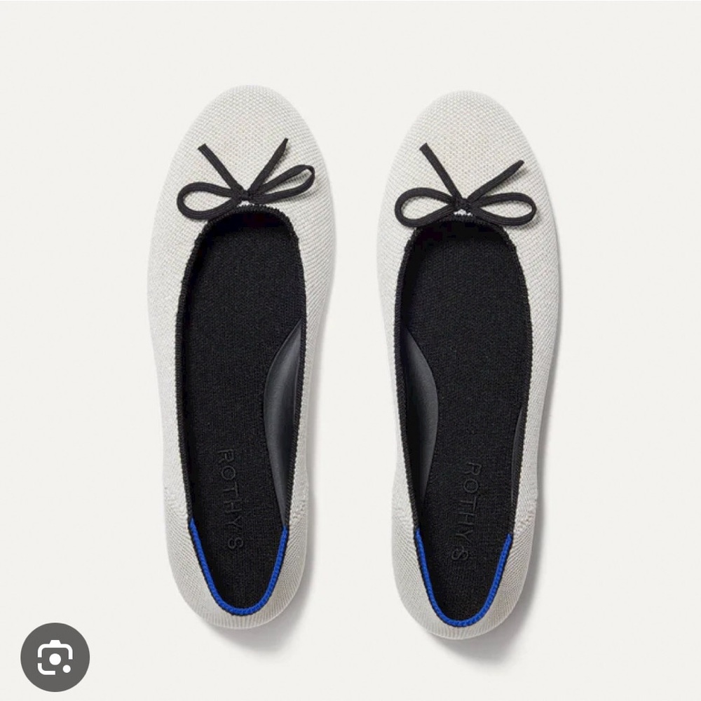 Rothy’s The Ballet Flat Diamond Metallic Women’s Size US 8 New In Box